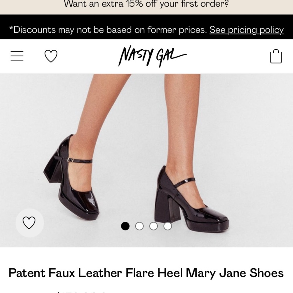 patent leather flare heel Mary Janes